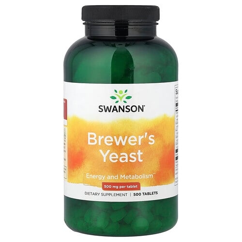 Swanson Vitamins Brewer S Yeast 500 Tablets product image