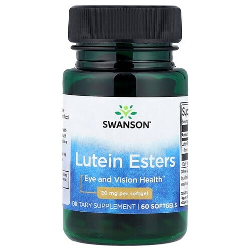 Swanson Vitamins Lutein Esters 20 Mg 60 Softgels product image