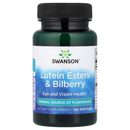 Swanson Vitamins Lutein Esters Bilberry 120 Softgels