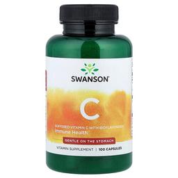 Swanson Vitamins Buffered Vitamin C With Bioflavonoids 100 Capsules