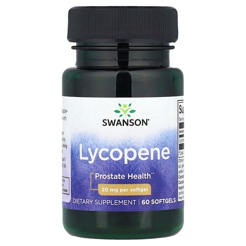 Swanson Vitamins Lycopene 20 Mg 60 Softgels product image