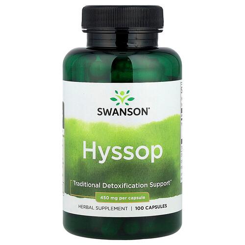 Swanson Vitamins Hyssop 450 Mg 100 Capsules product image