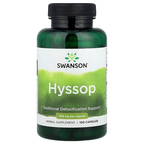 Swanson Vitamins Hyssop 450 Mg 100 Capsules product image