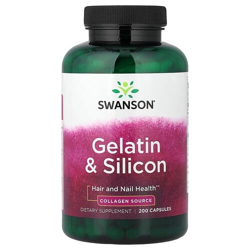Swanson Vitamins Gelatin Silicon 200 Capsules product image