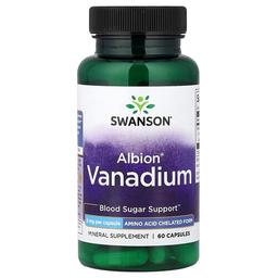 Swanson Vitamins Albion Vanadium 5 Mg 60 Capsules