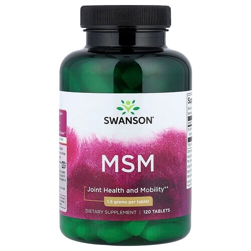 Swanson Vitamins Msm 1 500 Mg 120 Tablets product image