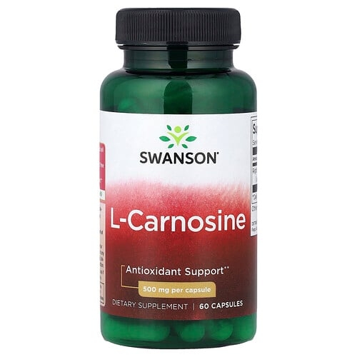 Swanson Vitamins L Carnosine 500 Mg 60 Capsules product image