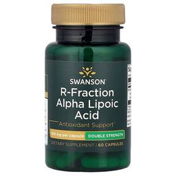 Swanson Vitamins R Fraction Alpha Lipoic Acid 100 Mg 60 Capsules
