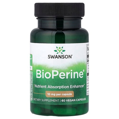 Swanson Vitamins Bioperine 10 Mg 60 Vegan Capsules product image