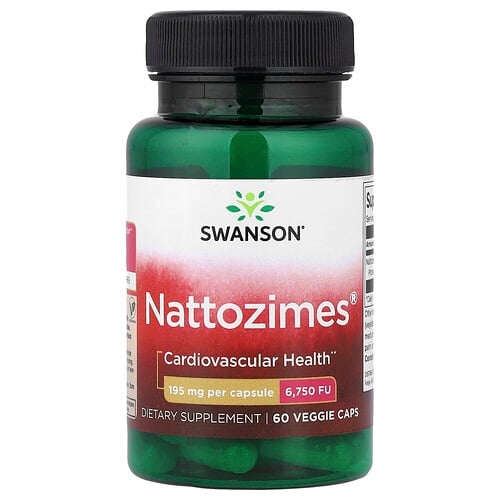 Swanson Vitamins Nattozimes 195 Mg 60 Veggie Caps product image