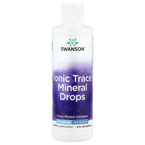 Swanson Vitamins Ionic Trace Mineral Drops 8 Fl Oz 236 Ml product image