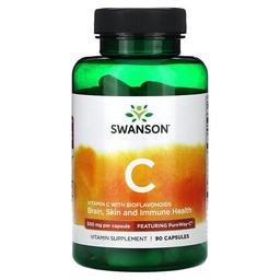 Swanson Vitamins Vitamin C With Bioflavonoids 500 Mg 90 Capsules