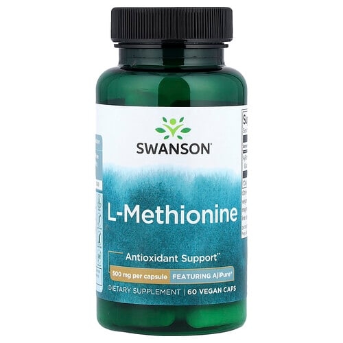 Swanson Vitamins L Methionine Featuring Ajipure 500 Mg 60 Vegan Caps product image