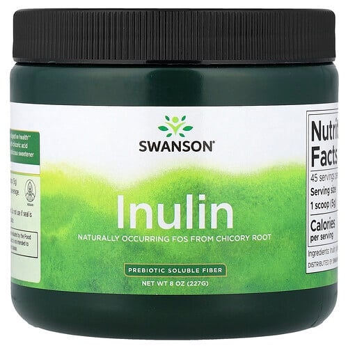 Swanson Vitamins Inulin Prebiotic Soluble Fiber 8 Oz 227 G product image