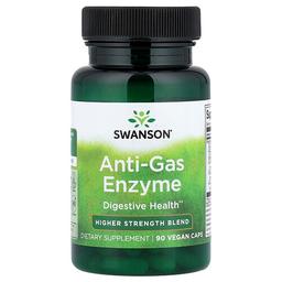 Swanson Vitamins Anti Gas Enzyme High Strength Blend 90 Vegan Caps