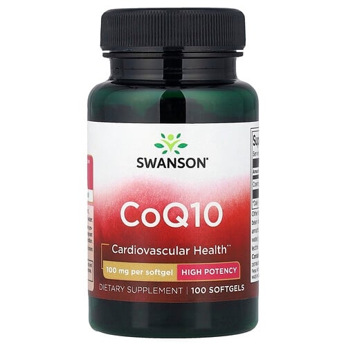 Swanson Vitamins Coq10 High Potency 100 Mg 100 Softgels product image