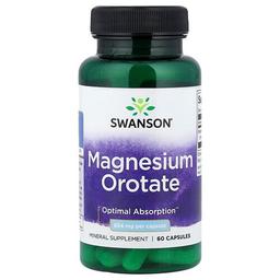 Swanson Vitamins Magnesium Orotate 654 Mg 60 Capsules