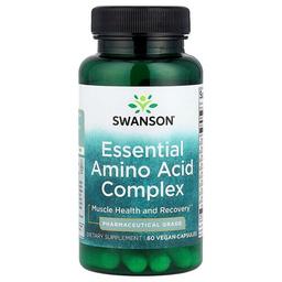 Swanson Vitamins Essential Amino Acid Complex 60 Vegan Capsules