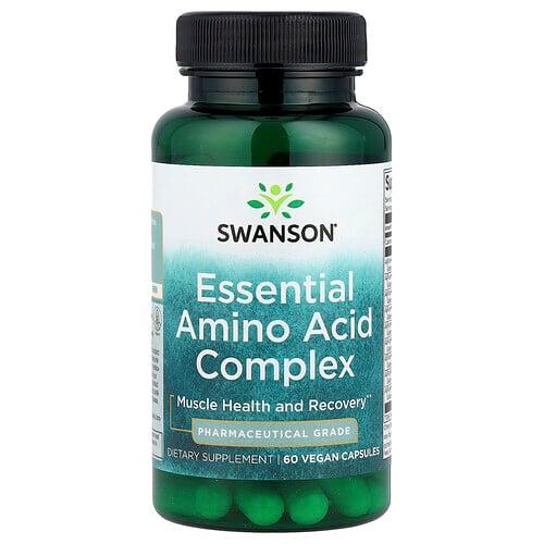 스완슨 비타민 Swanson Vitamins, 필수 아미노산 복합체, 비건 캡슐 60정 product image
