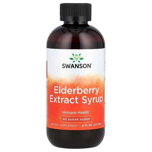 Swanson Vitamins Elderberry Extract Syrup 8 Fl Oz 237 Ml product image