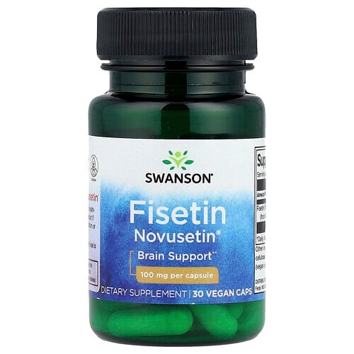 Swanson Vitamins Fisetin Novusetin 100 Mg 30 Vegan Caps product image