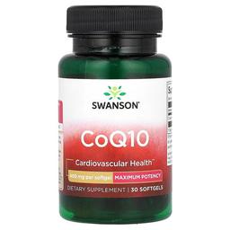 Swanson Vitamins Coq10 Maximum Potency 400 Mg 30 Softgels