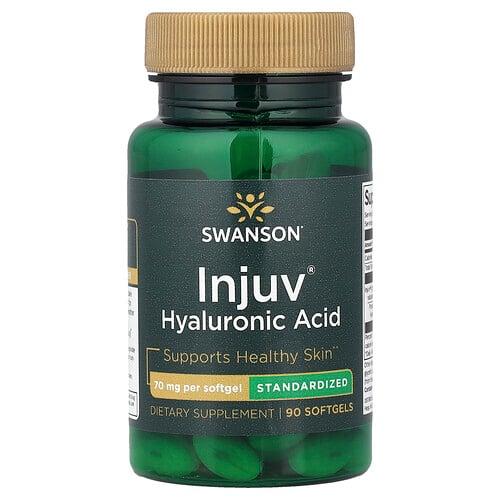 Swanson Vitamins Injuv Hyaluronic Acid Standardized 70 Mg 90 Softgels product image