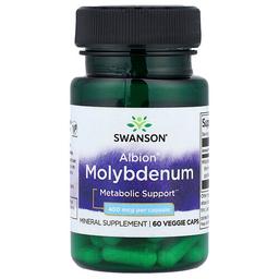 Swanson Vitamins Albion Molybdenum 400 Mcg 60 Veggie Caps