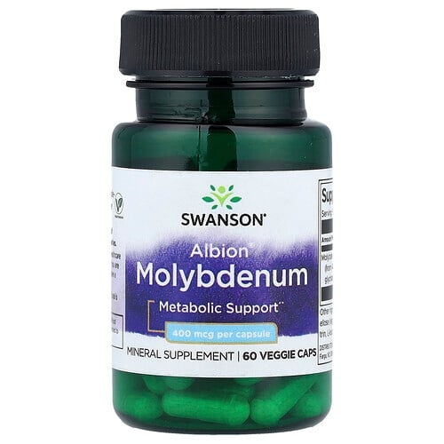 Swanson Vitamins Albion Molybdenum 400 Mcg 60 Veggie Caps product image