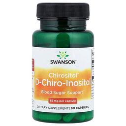 Swanson Vitamins Chirositol D Chiro Inositol 85 Mg 60 Capsules