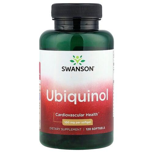 Swanson Vitamins Ubiquinol 100 Mg 120 Softgels product image