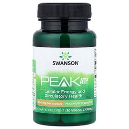 Swanson Vitamins Peak Atp 400 Mg 30 Veggie Capsules