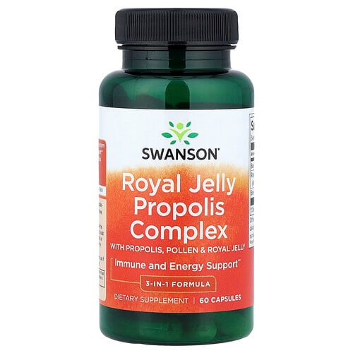 Swanson Vitamins Royal Jelly Propolis Complex 60 Capsules product image