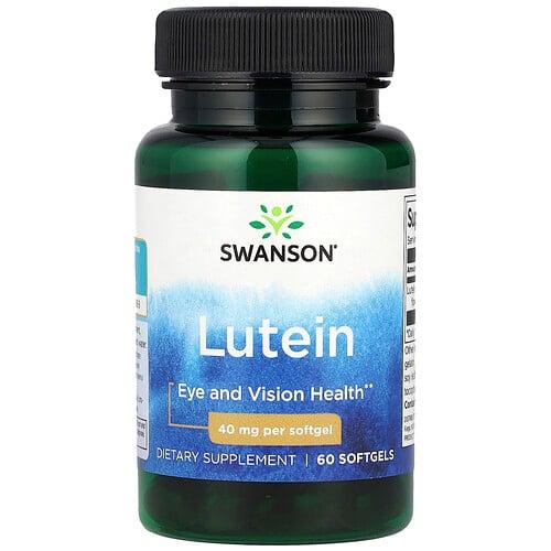 Swanson Vitamins Lutein 40 Mg 60 Softgels product image