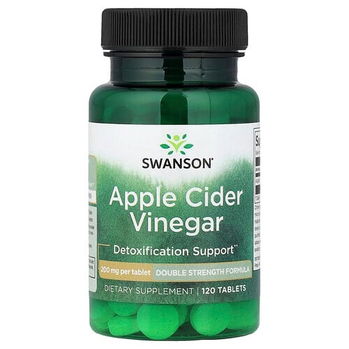 Swanson Vitamins Apple Cider Vinegar 200 Mg 120 Tablets product image