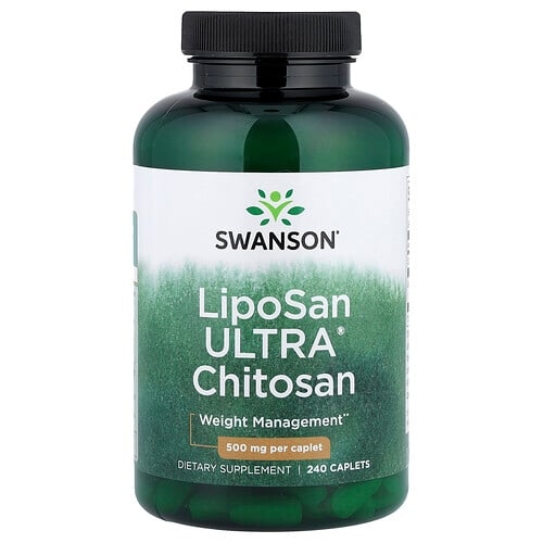 Swanson Vitamins Liposan Ultra Chitosan 240 Caplets 500 Mg Per Caplet product image