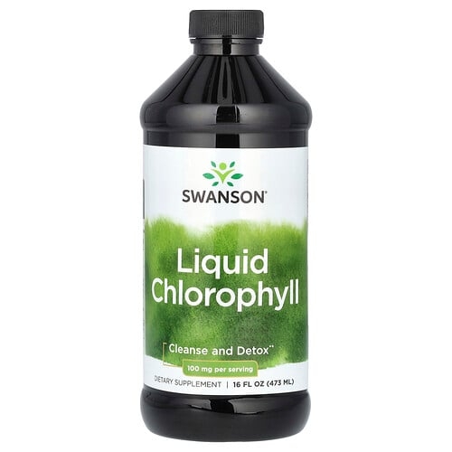 Swanson Vitamins Liquid Chlorophyll 100 Mg 16 Fl Oz 473 Ml product image