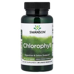 Swanson Vitamins Chlorophyll 90 Liquid Veggie Caps