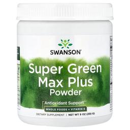 Swanson Vitamins Super Green Max Plus Powder 9 Oz 255 G