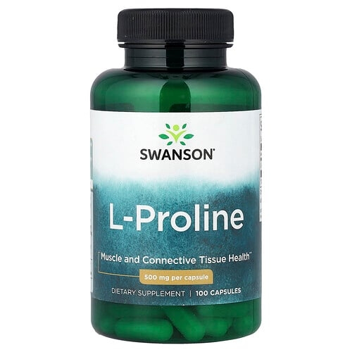 Swanson Vitamins L Proline 500 Mg 100 Capsules product image