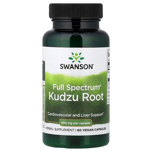 Swanson Vitamins Full Spectrum Kudzu Root 500 Mg 60 Vegan Capsules product image