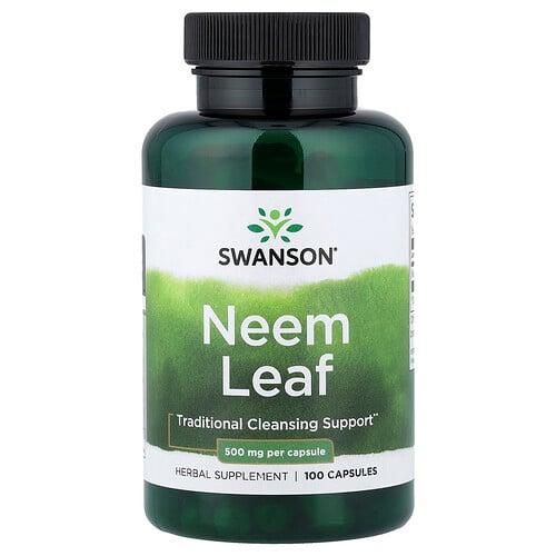 Swanson Vitamins Neem Leaf 500 Mg 100 Capsules product image
