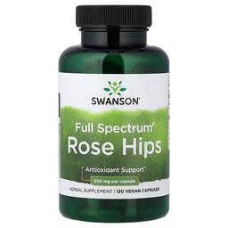Swanson Vitamins Full Spectrum Rose Hips 500 Mg 120 Vegan Capsules