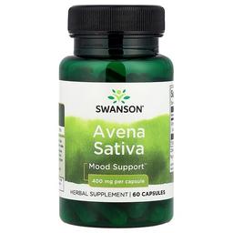 Swanson Vitamins Avena Sativa 400 Mg 60 Capsules