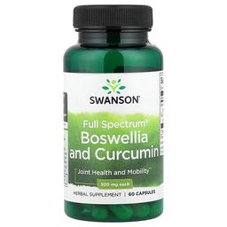 Swanson Vitamins Full Spectrum Boswellia And Curcumin 60 Capsules