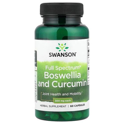 Swanson Vitamins Full Spectrum Boswellia And Curcumin 60 Capsules product image