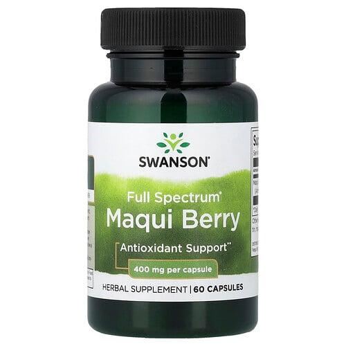 Swanson Vitamins Full Spectrum Maqui Berry 400 Mg 60 Capsules product image