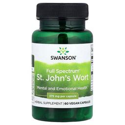 Swanson Vitamins Full Spectrum St John S Wort 375 Mg 60 Vegan Capsules