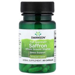 Swanson Vitamins Full Spectrum Saffron 15 Mg 60 Capsules