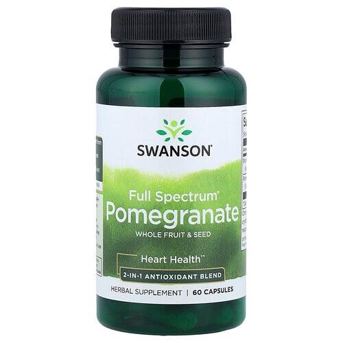Swanson Vitamins Full Spectrum Pomegranate Whole Fruit Seed 60 Capsules product image
